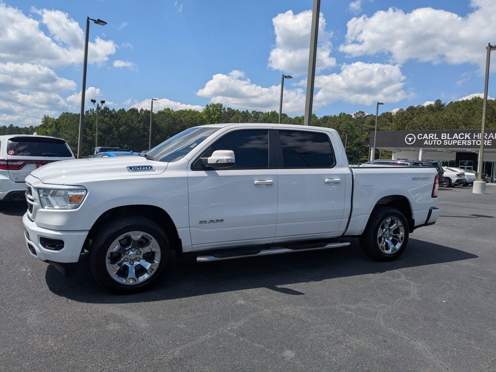 Used 2022 Bright White Clearcoat Ram Big Horn image 8