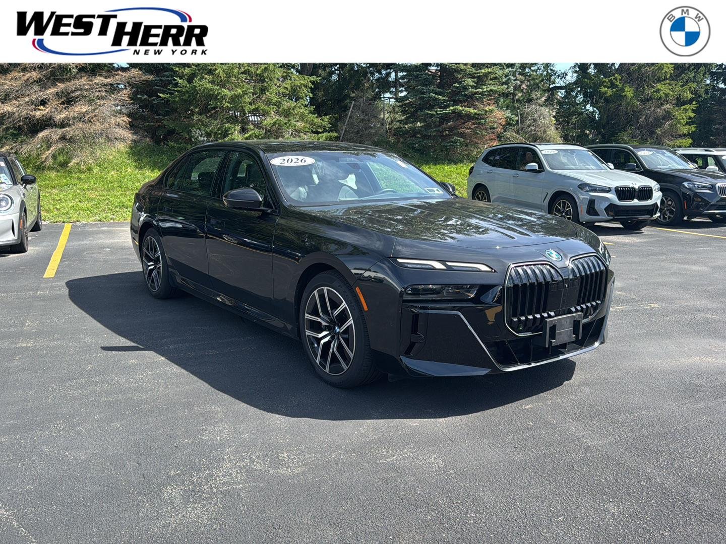 New 2026 Black Sapphire Metallic BMW 750e xDrive image 1