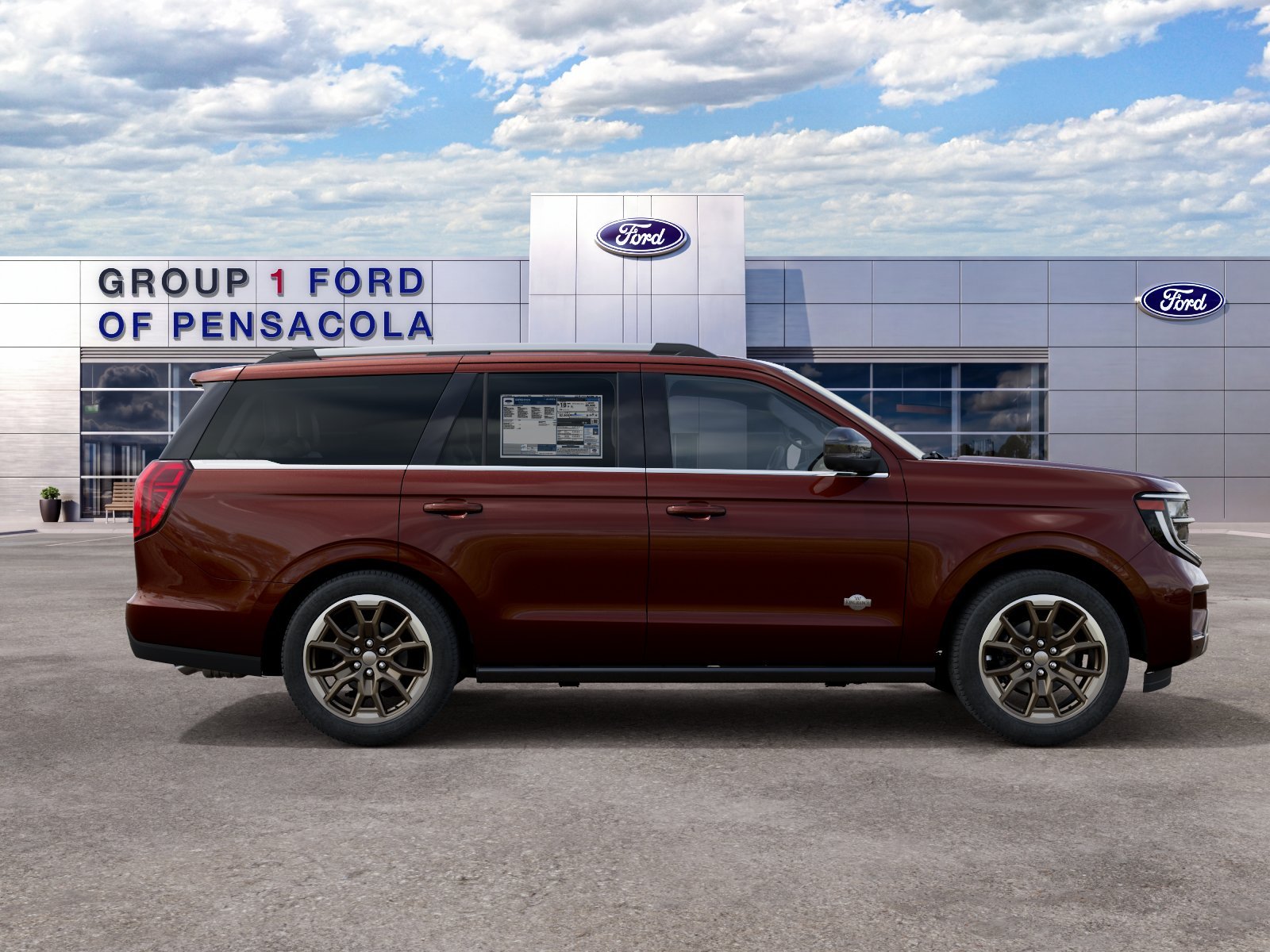 New 2027 Bronze Fire Metallic Tinted Clearcoat Ford King Ranch® image 5