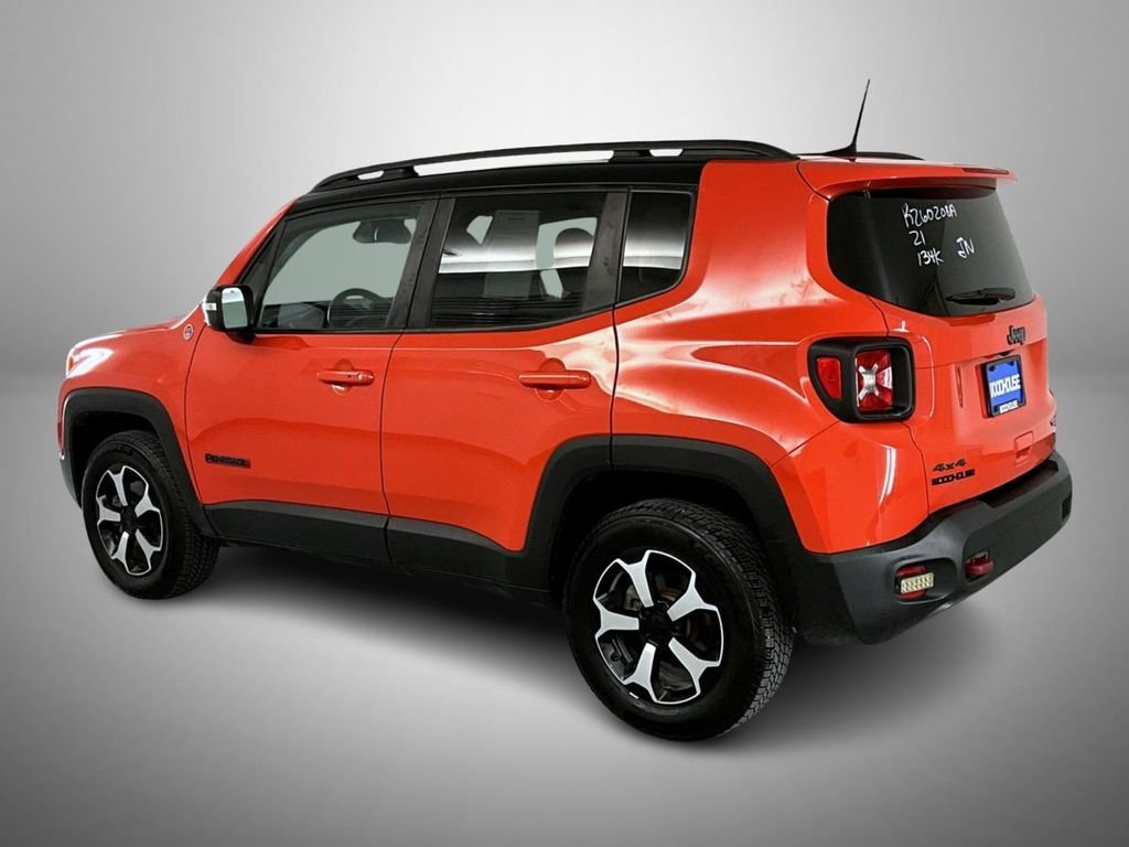Used 2021 Orange Jeep Trailhawk image 7