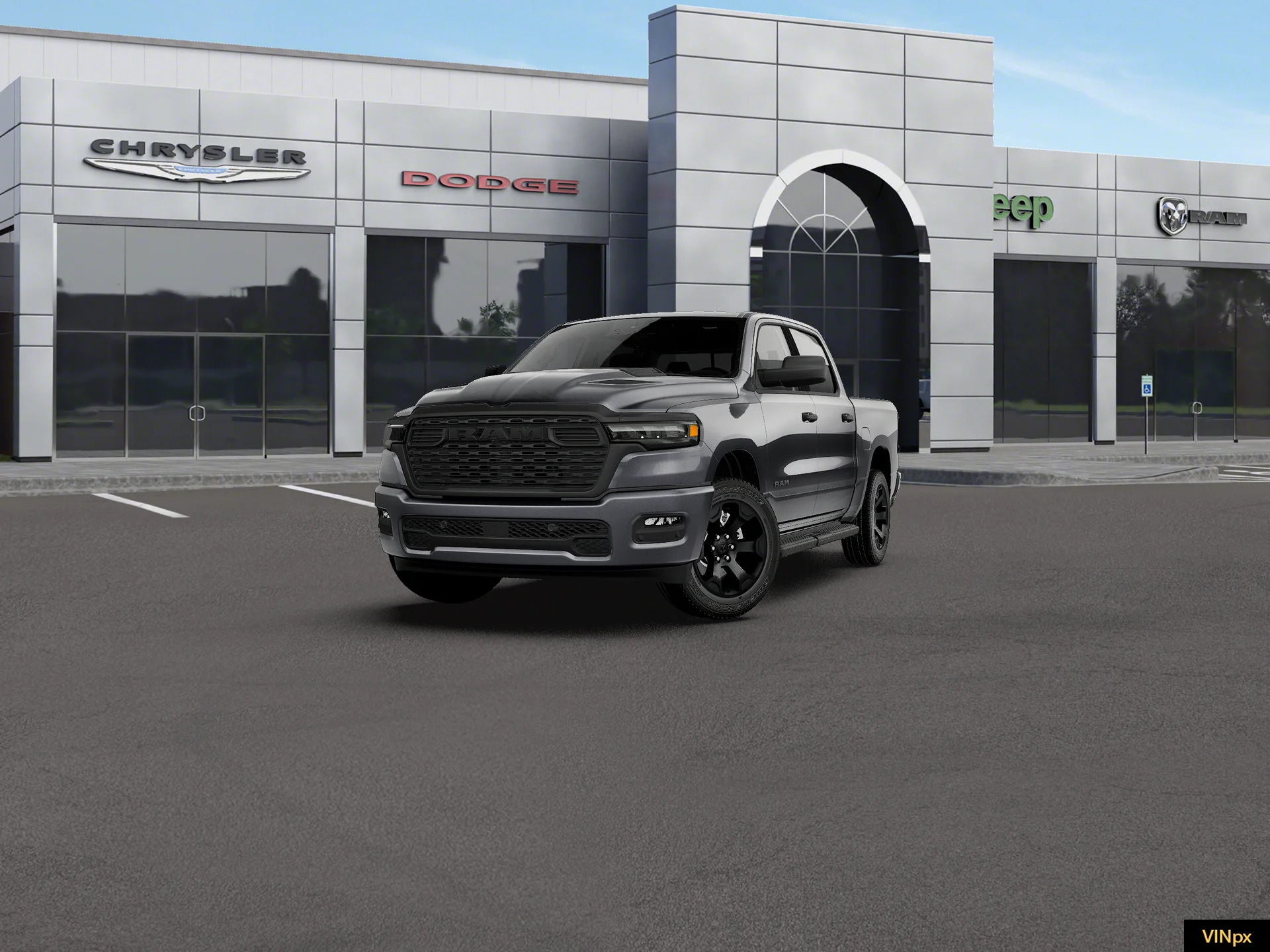 New 2027 Granite Crystal Metallic Clearcoat Ram Express image 1