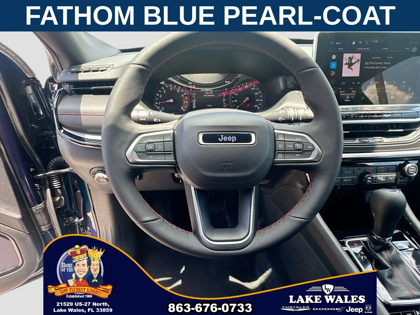 New 2026 Fathom Blue Pearl-Coat Exterior Paint Jeep Trailhawk image 10