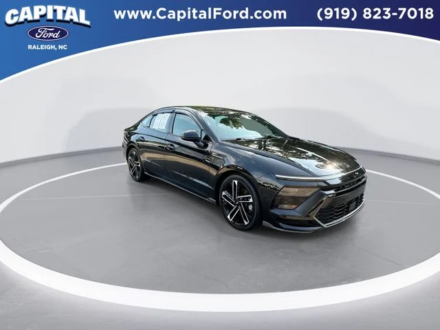 Used 2025 Black Hyundai N Line image 2