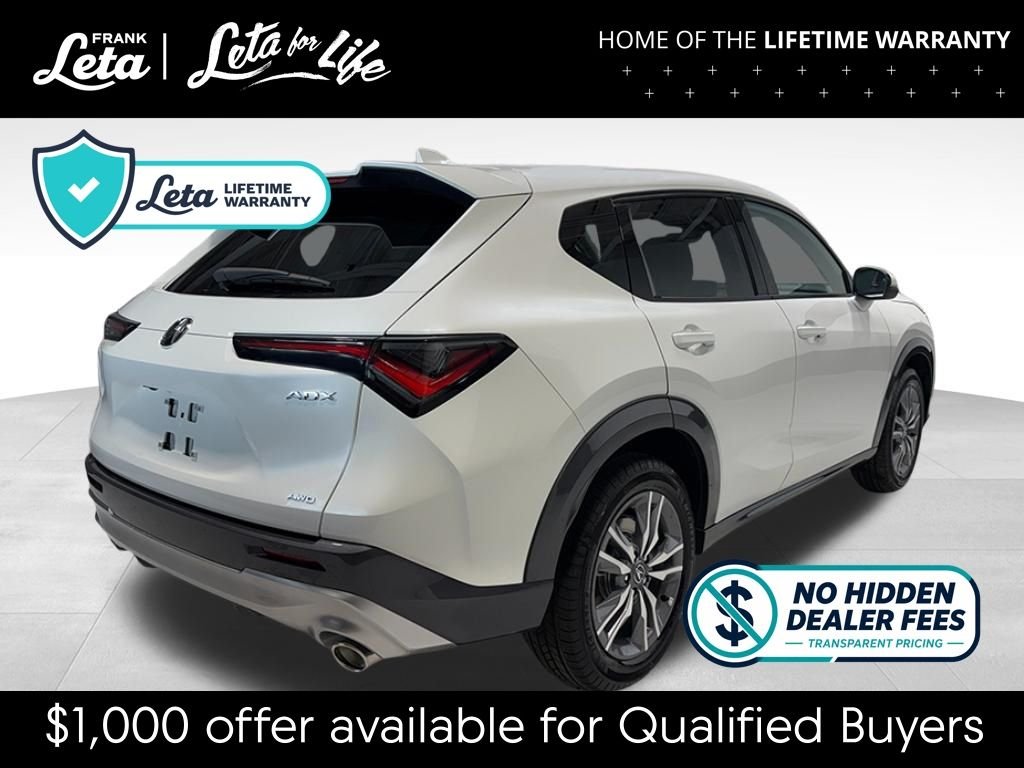 New 2026 Platinum White Pearl Acura  image 8