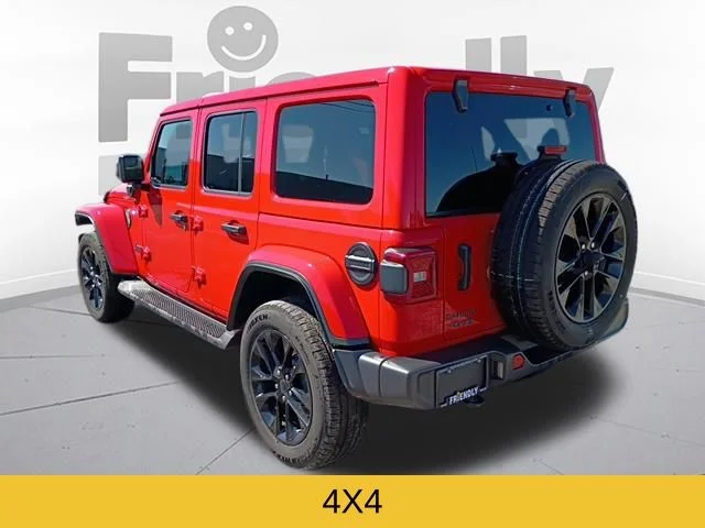 Used 2025 Red Jeep Sahara 4xe image 9