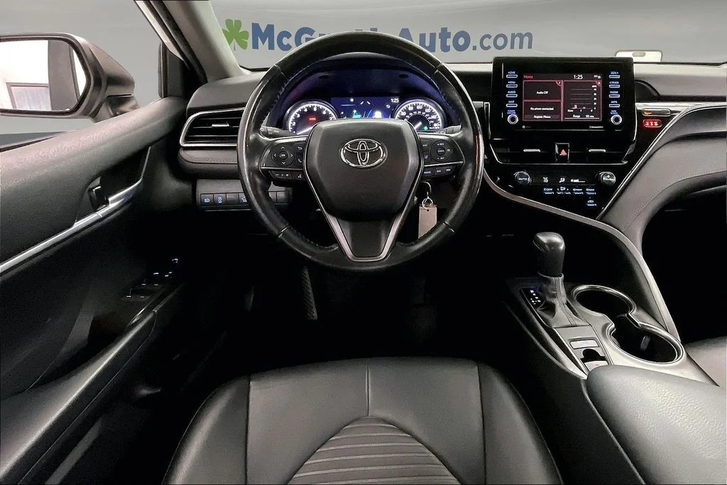 Certified Used 2021 White Toyota SE image 7