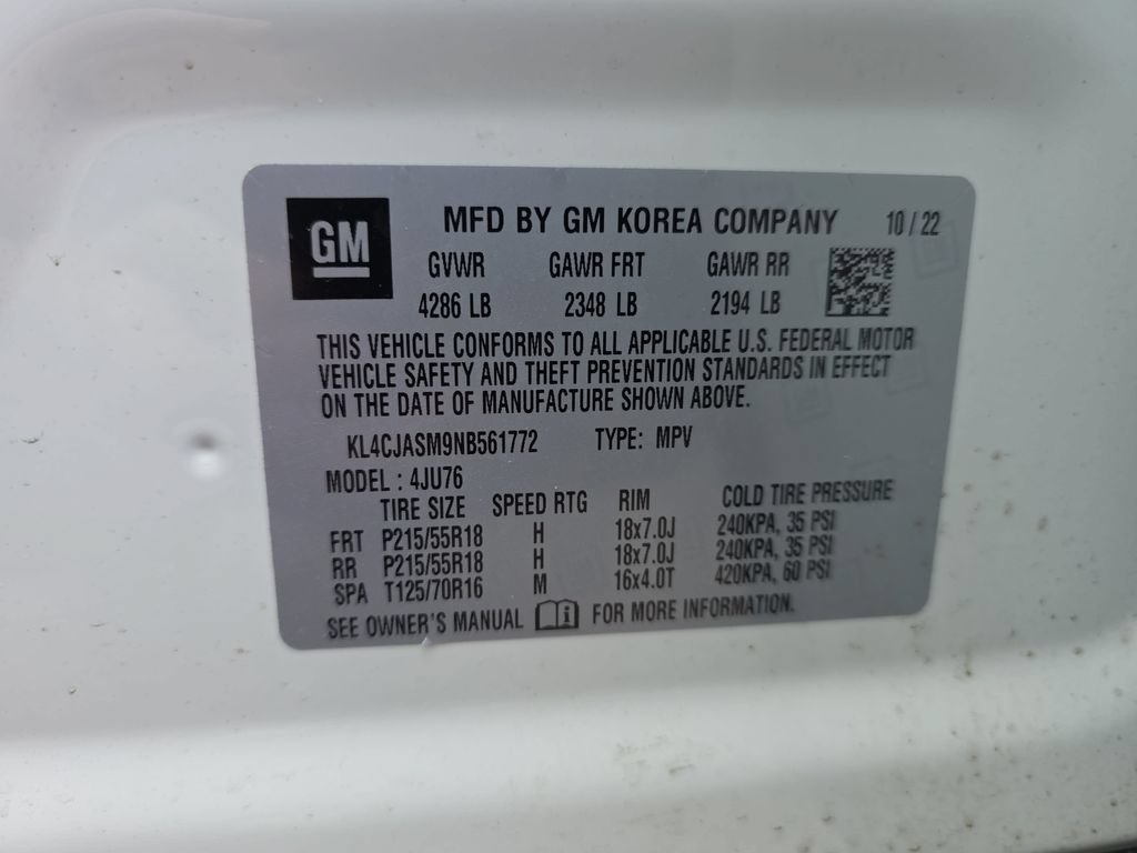 Certified Used 2022 Summit White Buick Preferred image 35