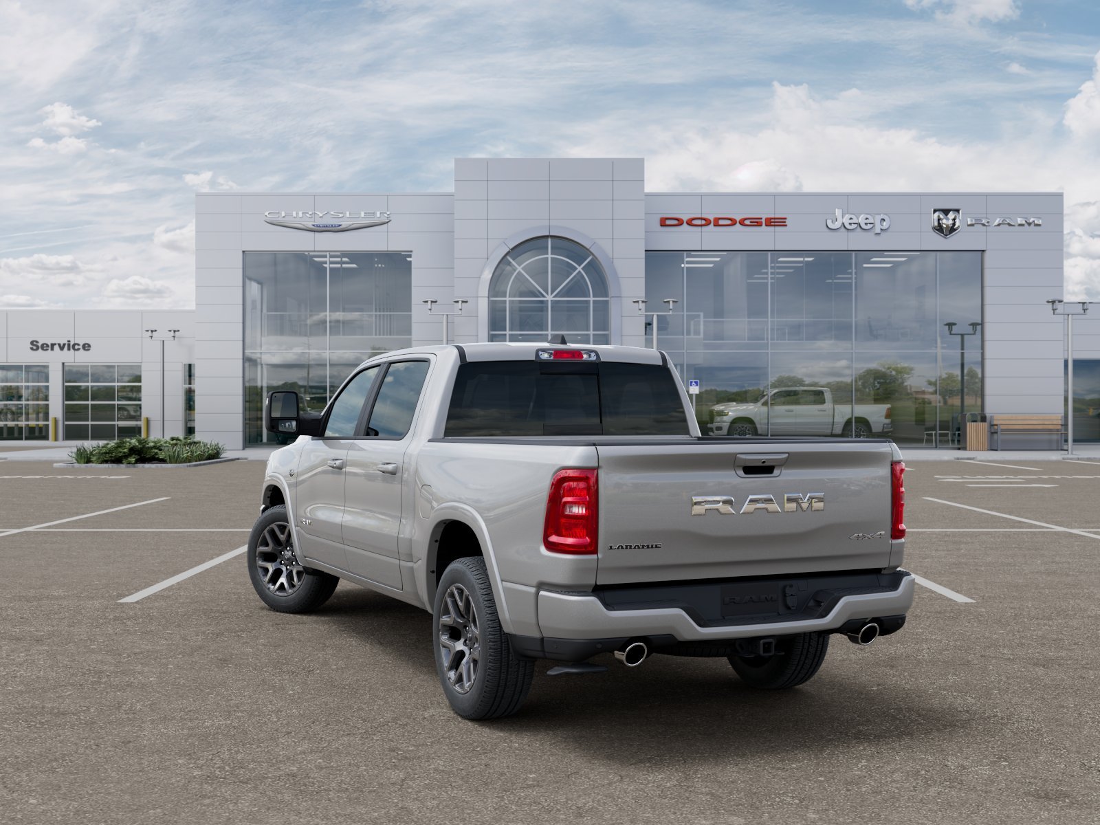 New 2026 Silver Zynith Exterior Paint RAM Laramie image 29