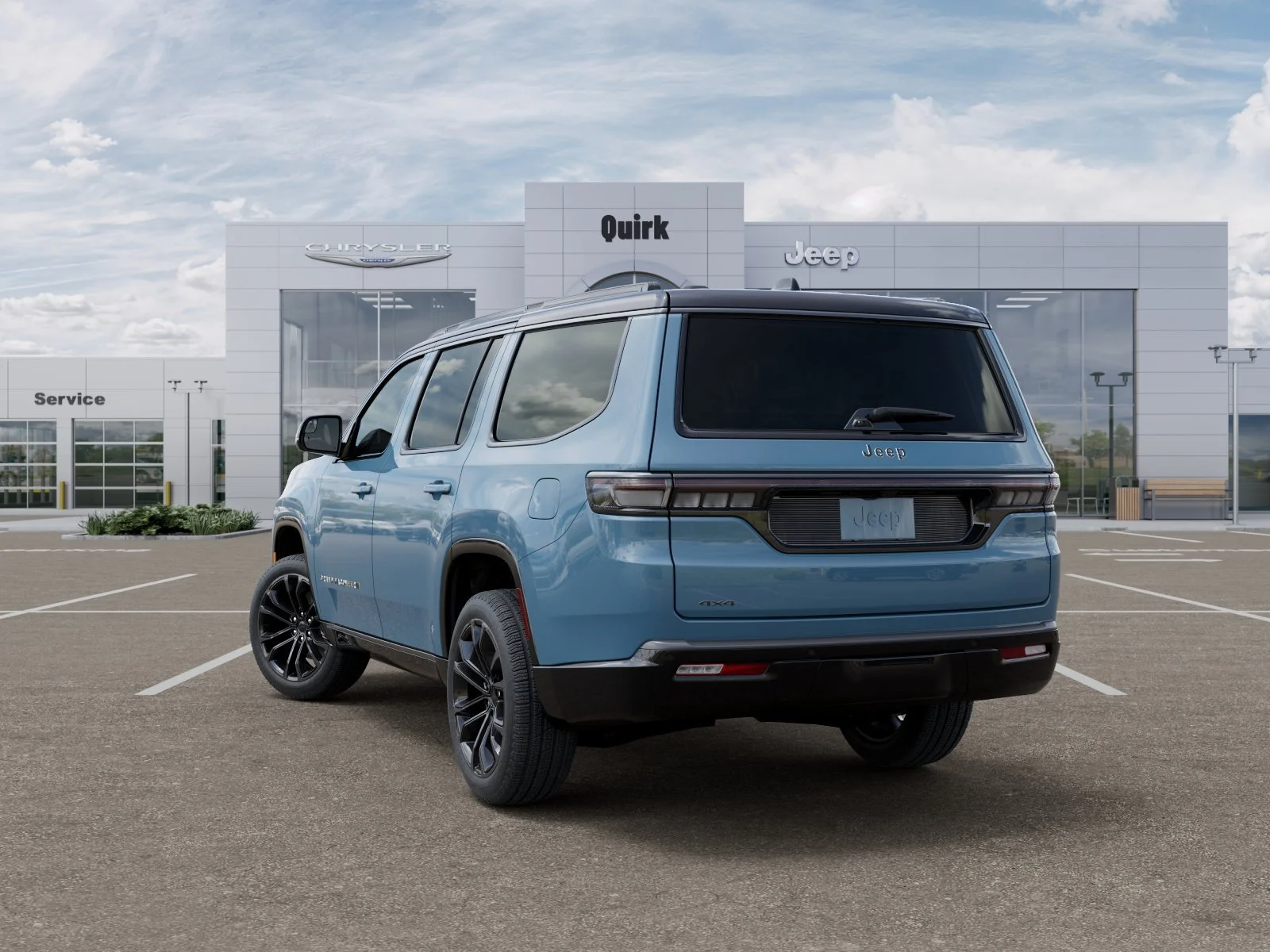 New 2026 Steel Blue Jeep Summit Obsidian image 3