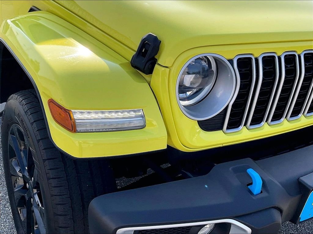 Used 2024 Yellow Jeep Sahara 4xe image 33