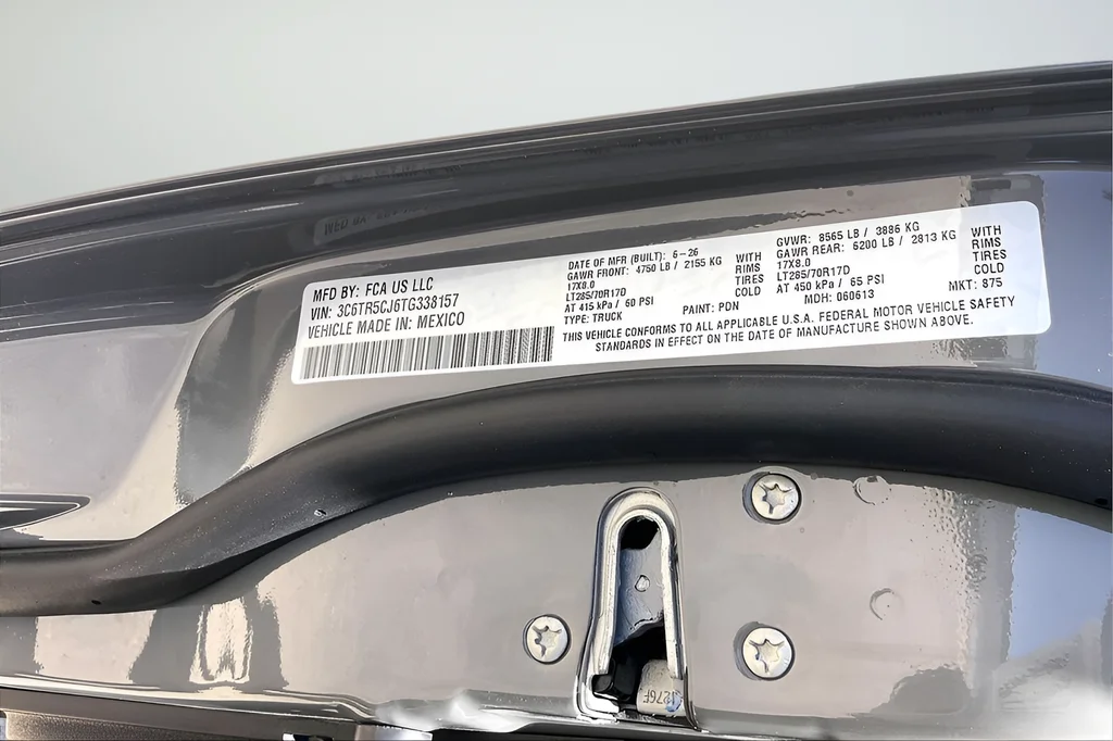New 2026 Ceramic Gray Clearcoat RAM Tradesman image 13