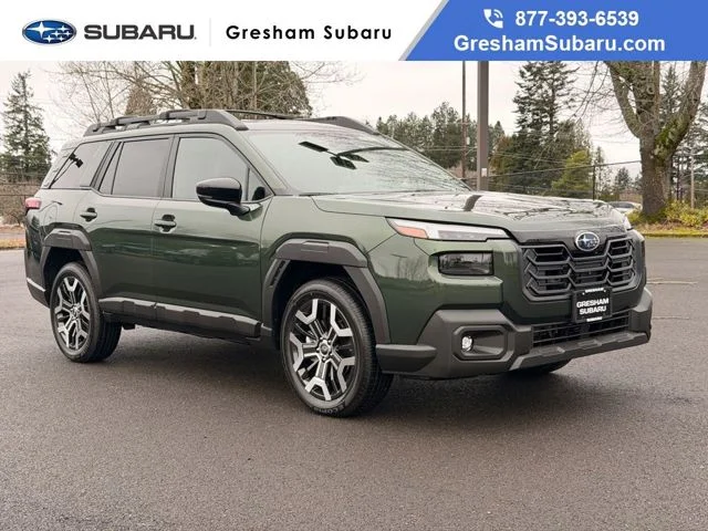 New 2026 DEEP EMERALD GREEN PEARL Subaru Touring XT image 1
