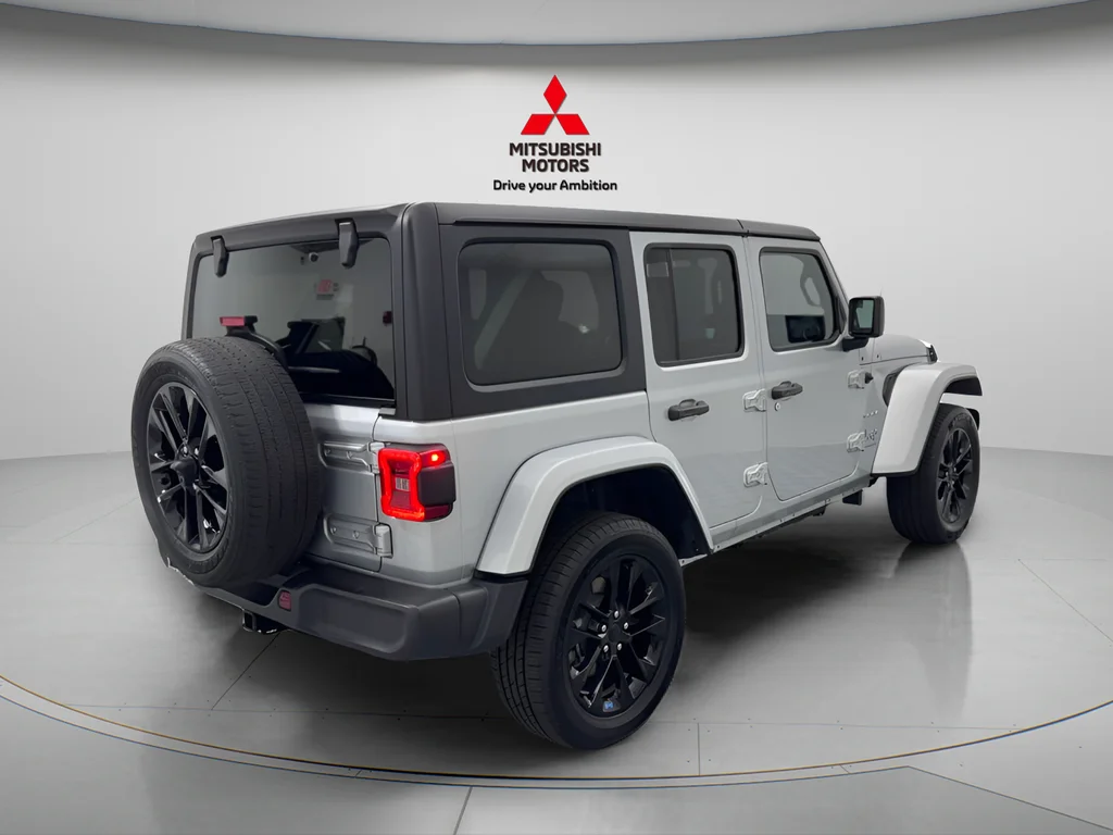 Used 2023 Silver Jeep Sahara 4xe image 4