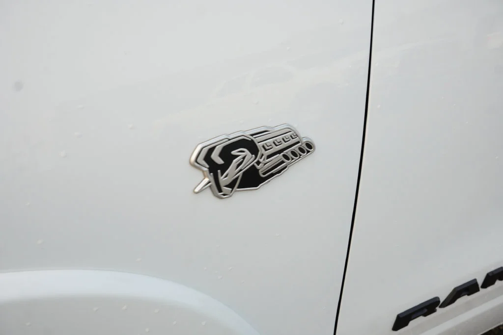 New 2026 Bright White Clear-Coat Exterior Paint RAM Laramie image 10