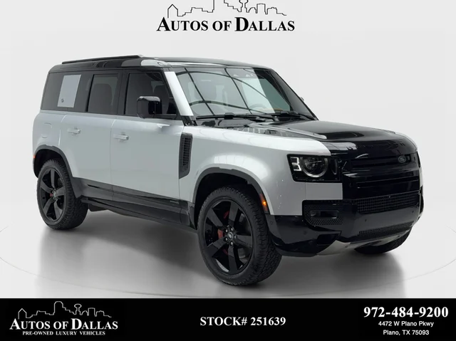 Pre-Owned 2024 Land Rover Defender 110 X NAV,CAM,PANO,HTD STS,BLIND SPOT,22" WLS