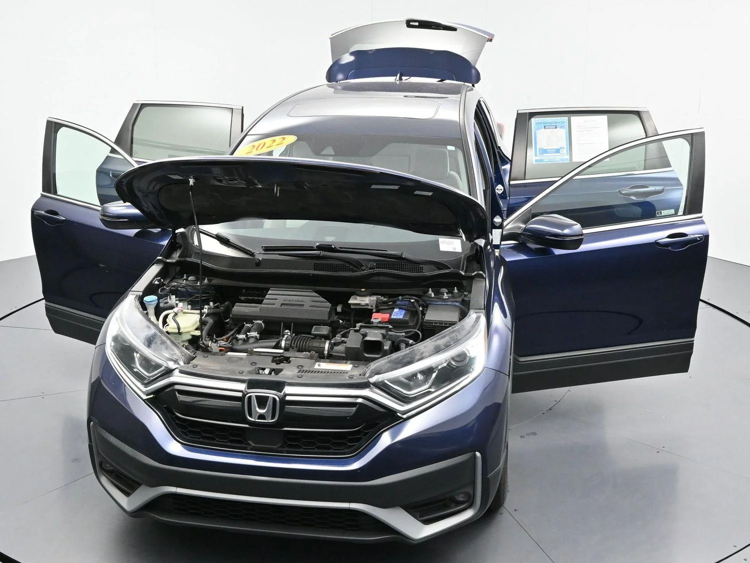 Used 2022 Obsidian Blue Pearl Honda EX image 42