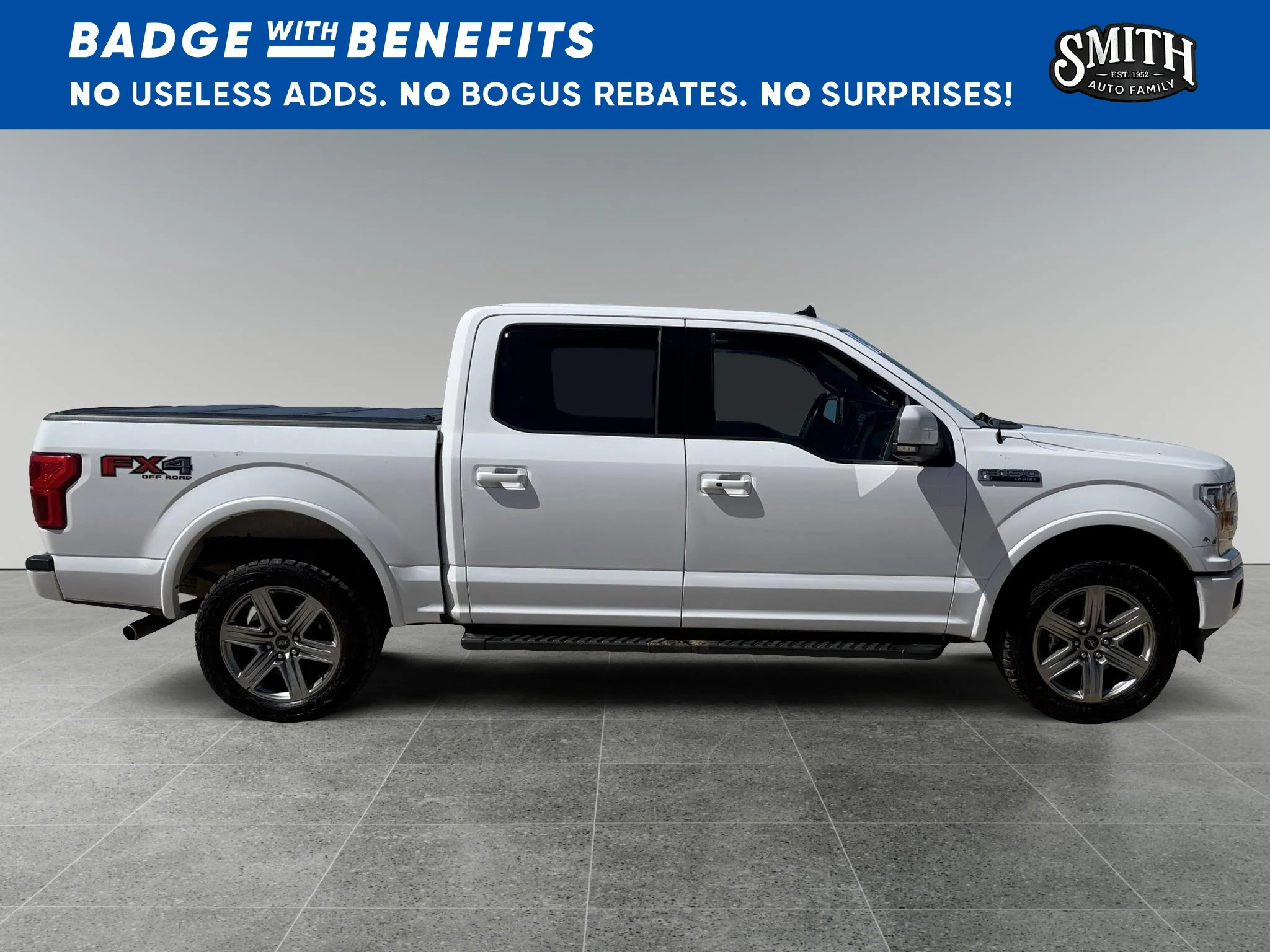 Used 2019 Oxford White Ford LARIAT image 3