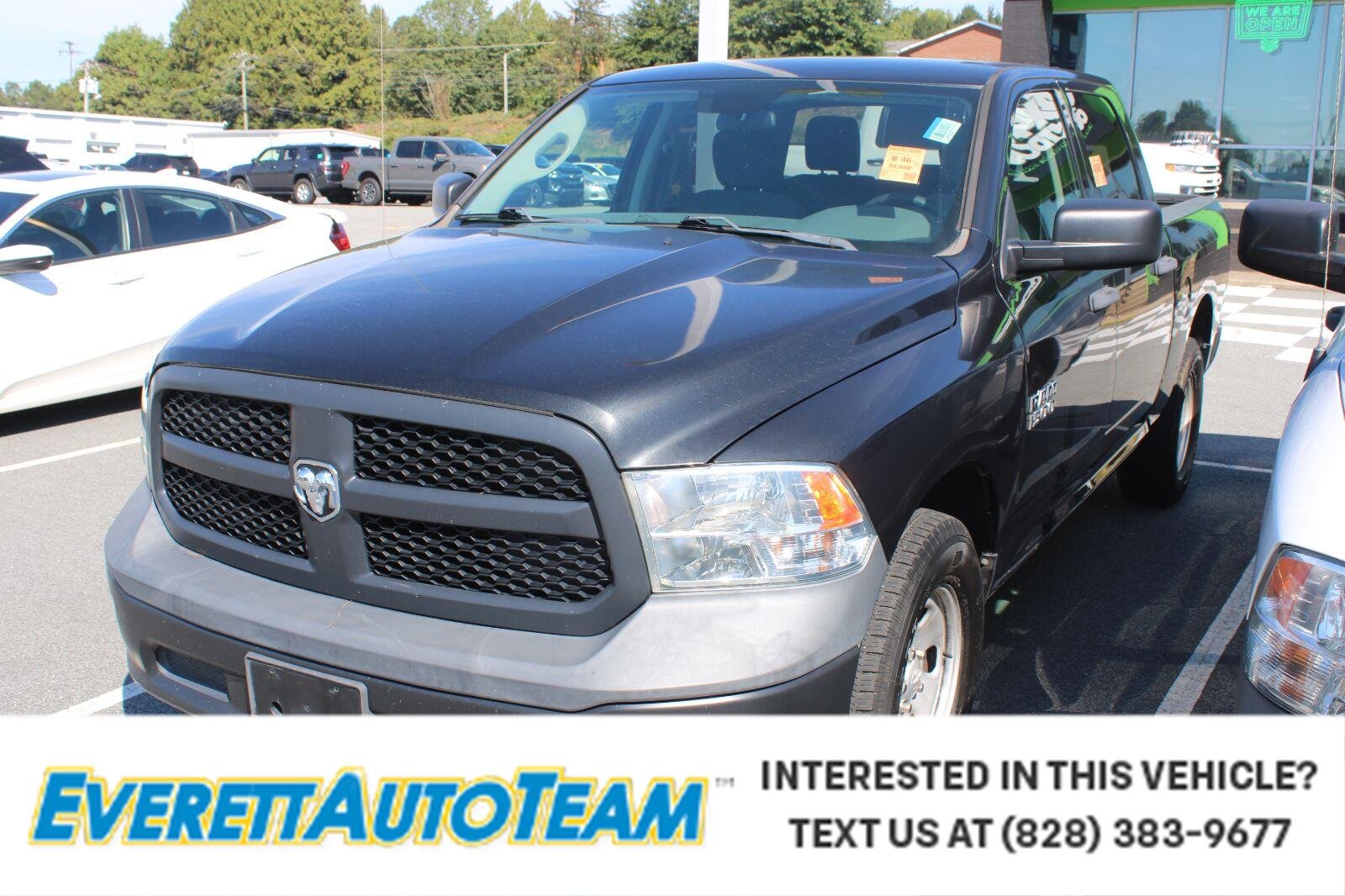 Used 2018 Brilliant Black Crystal Pearlcoat Ram Tradesman image 1