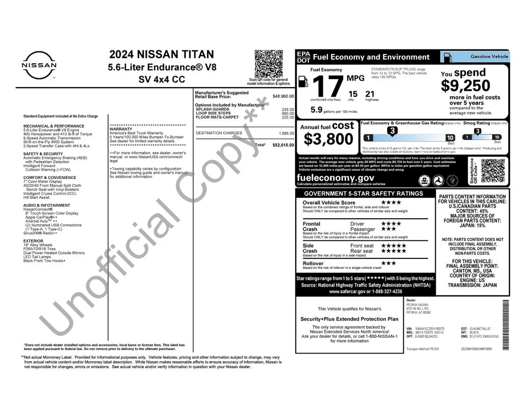 Used 2024 Gray Nissan SV image 10