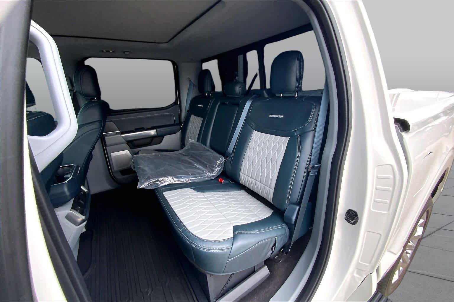 Used 2021 Star White Metallic Tri-Coat Ford Limited image 21
