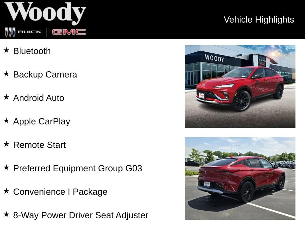 New 2026 Brilliant Red Buick Sport Touring image 3