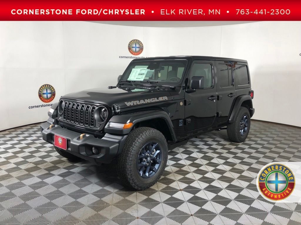 New 2026 Black Clear-Coat Exterior Paint Jeep 85th Anniversary Edition image 1