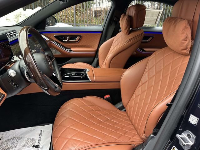 Certified Used 2022 Blue Mercedes-Benz S 580 image 14