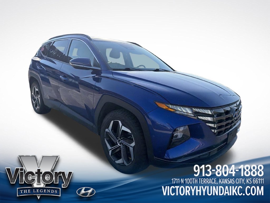 Certified Used 2022 Blue Hyundai Limited image 3