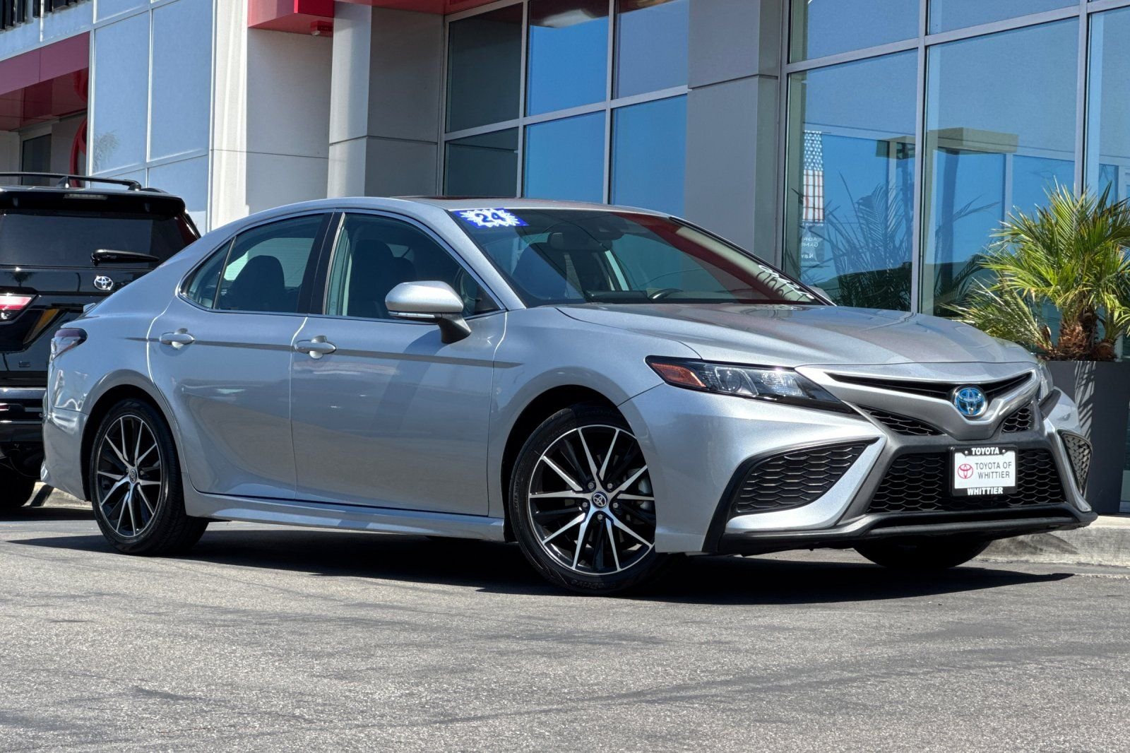 Used 2024 Silver Toyota SE image 2