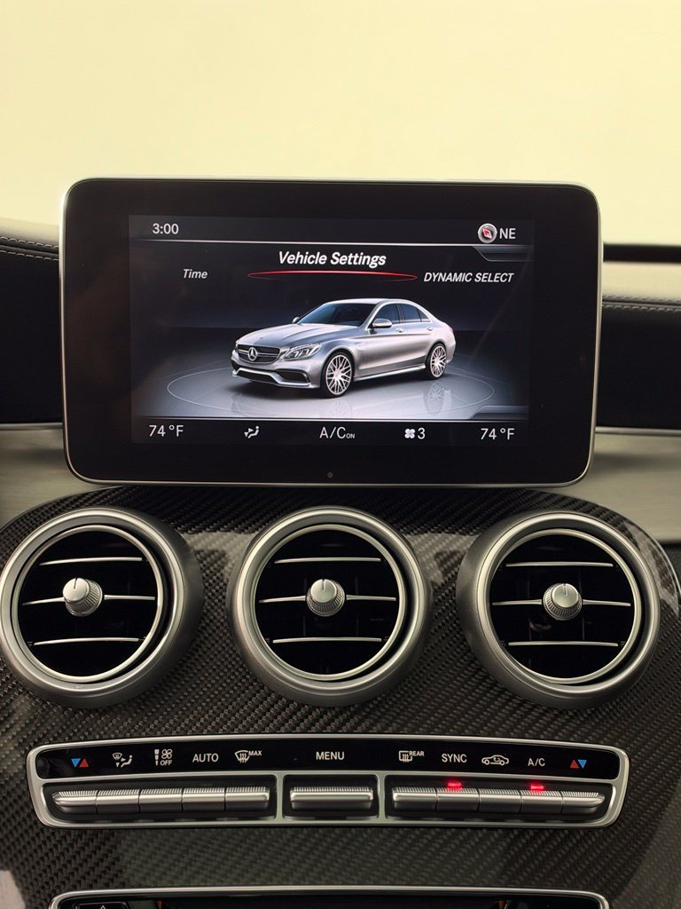 Used 2015 Steel Gray Metallic Mercedes-Benz C 63 S AMG® image 14