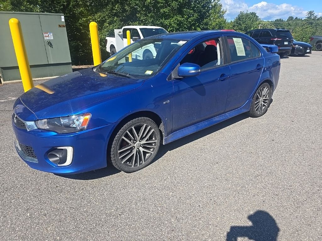 Used 2017 Octane Blue Pearl Mitsubishi SE image 1