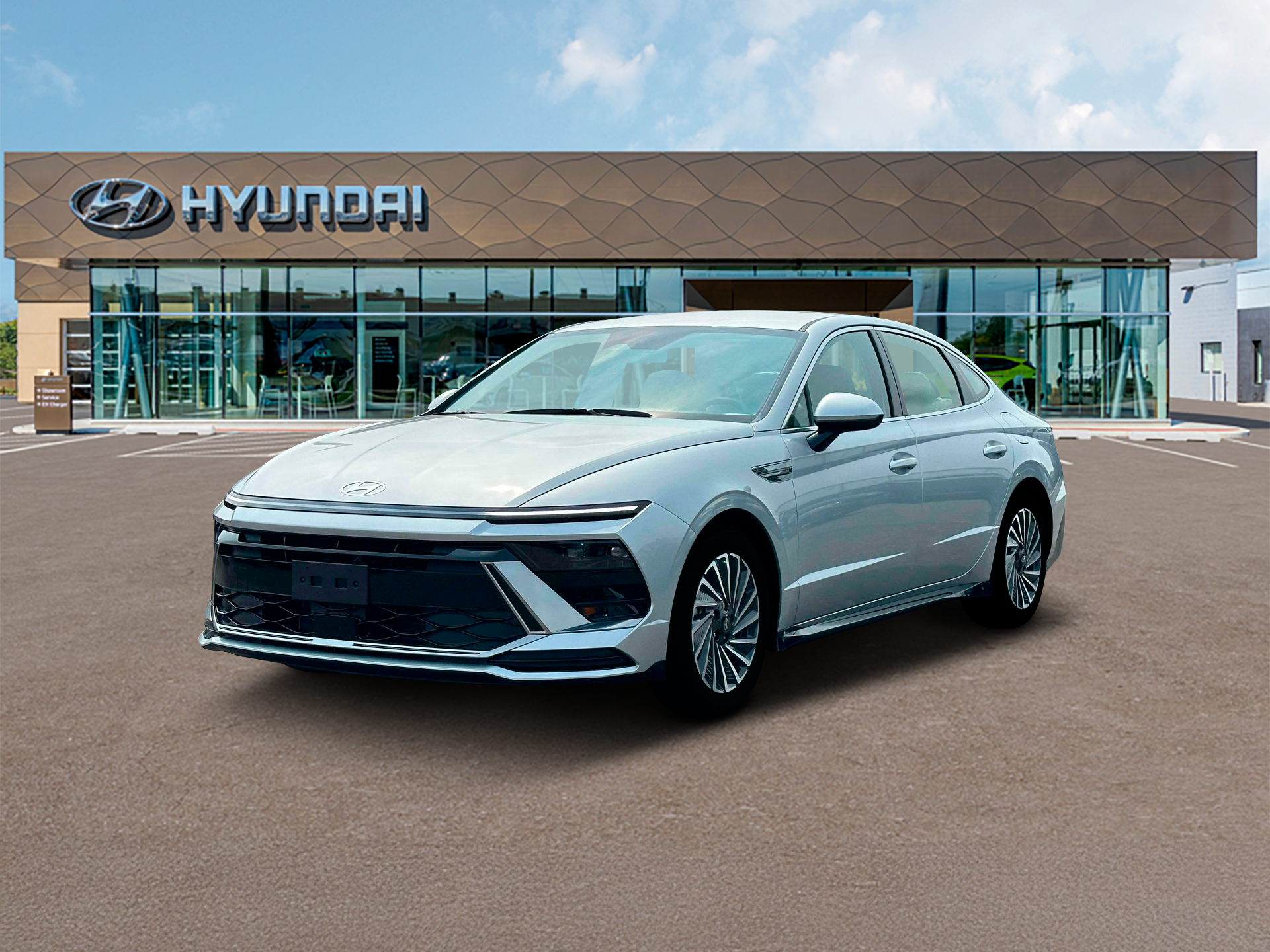 New 2025 Silver Hyundai SEL image 1