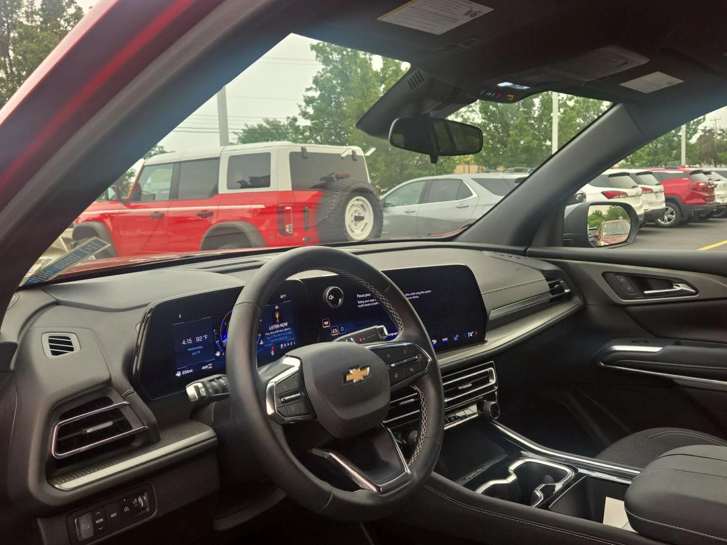 Used 2025 Radiant Red Tintcoat Chevrolet AWD LT image 2