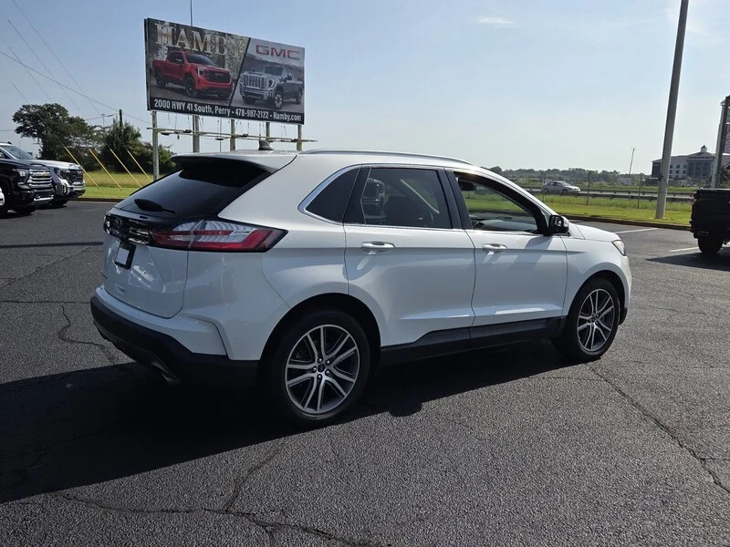 Used 2021 White Metallic FORD TITANIUM image 14