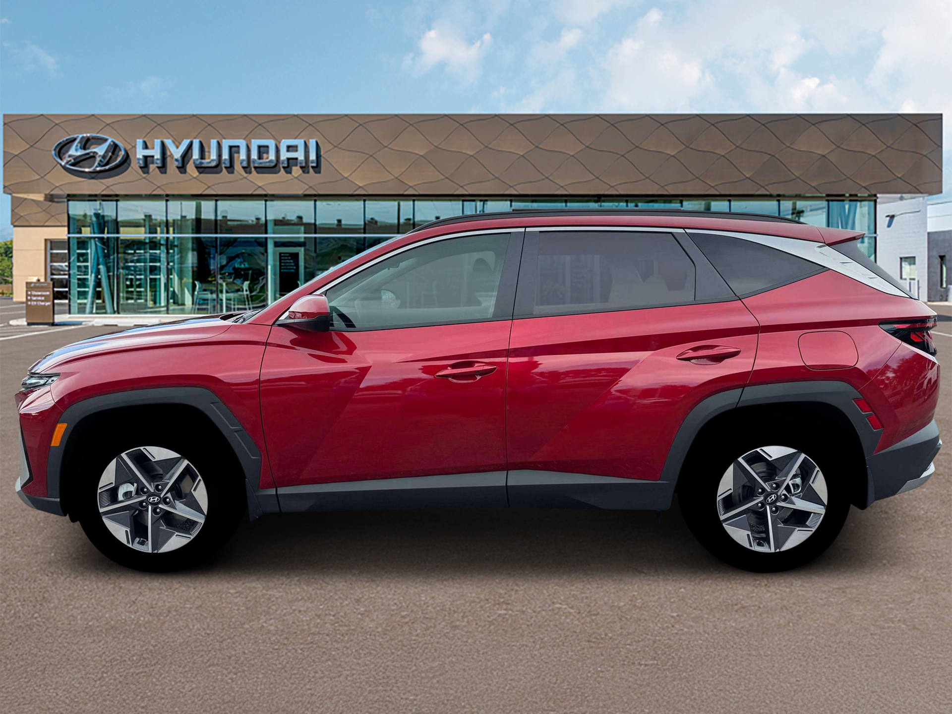 New 2026 Red Hyundai SEL Plus FWD image 3