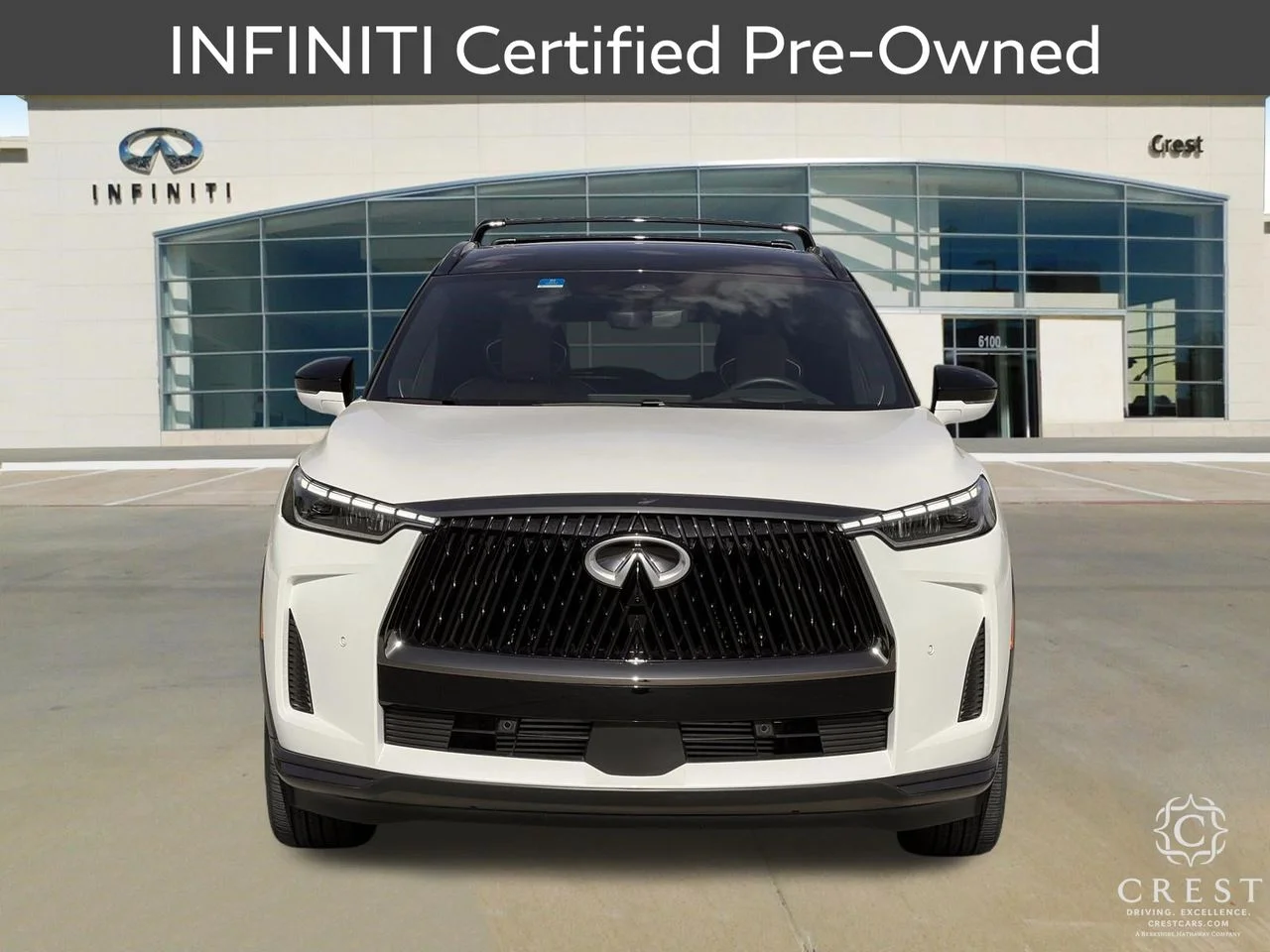 Certified Used 2027 Radiant White Black Obsidian INFINITI AUTOGRAPH image 10