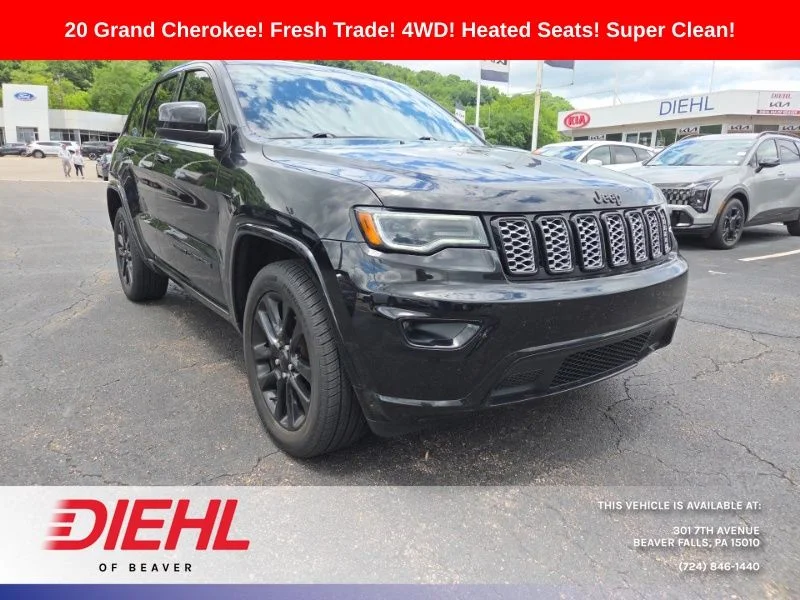 Used 2020 Black Jeep Altitude image 1