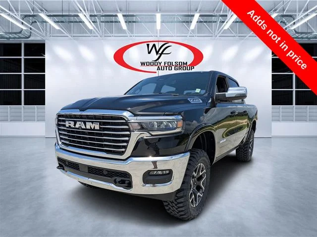 New 2026 Diamond Black Crystal Pearl-Coat Exterior Paint RAM Laramie image 7