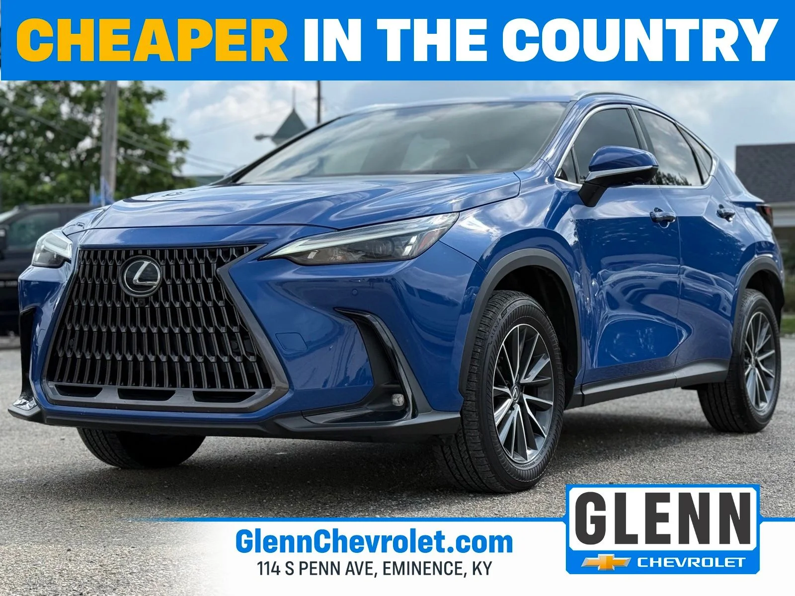 Used 2025 Blue Lexus 350 Premium image 1