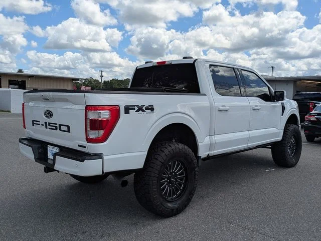 Used 2021 Oxford White Ford Lariat image 3
