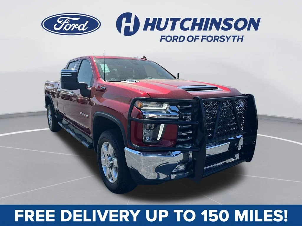 Cherry Red Tintcoat 2023 Chevrolet Silverado 2500HD LTZ Crew Cab 4WD Pickup Truck Four-Wheel Drive
