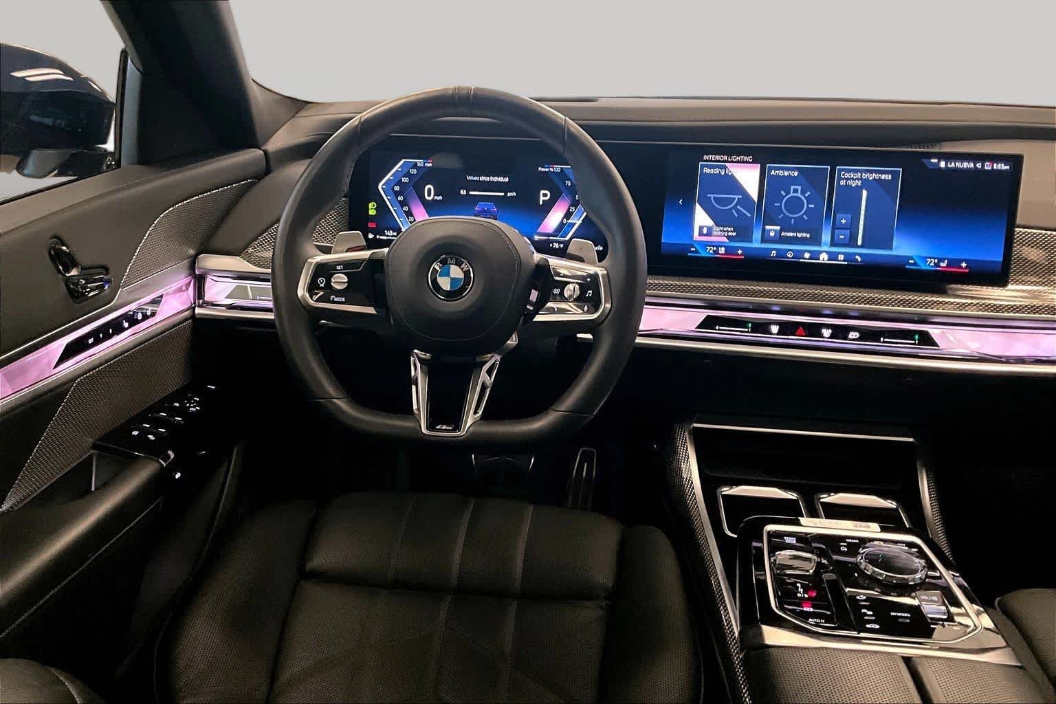 Used 2025 Tanzanite Blue II Metallic BMW 740i image 16