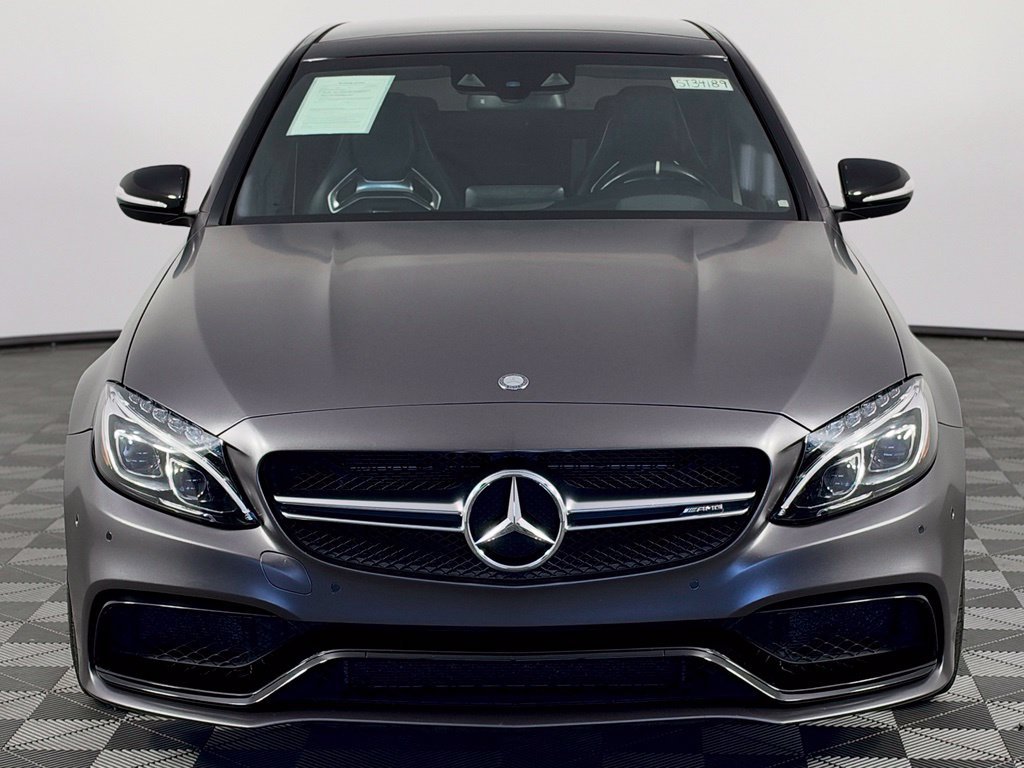 Used 2015 Steel Gray Metallic Mercedes-Benz C 63 S AMG® image 2