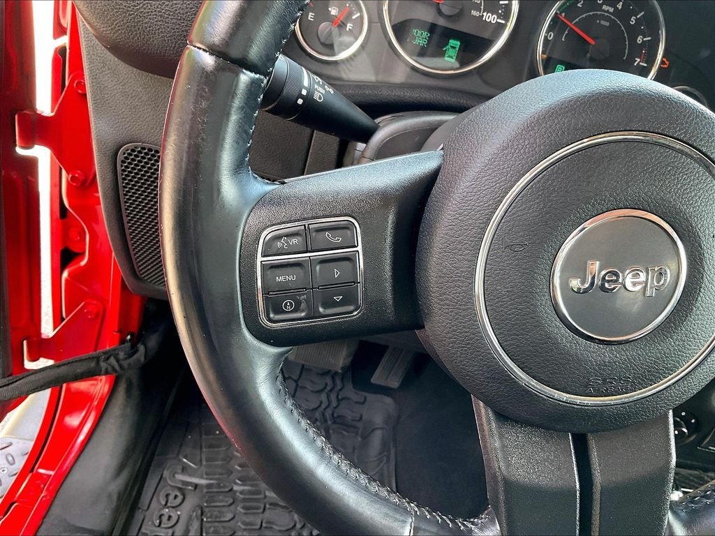 Used 2017 Red Jeep Unlimited Sport image 22