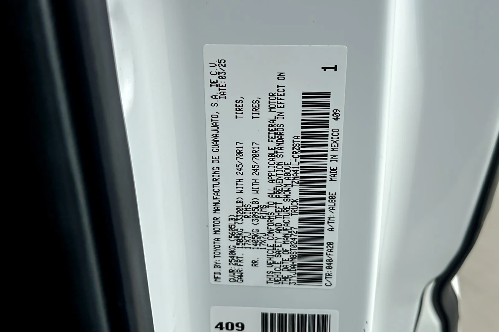 Certified Used 2025 Ice Cap Toyota SR image 24