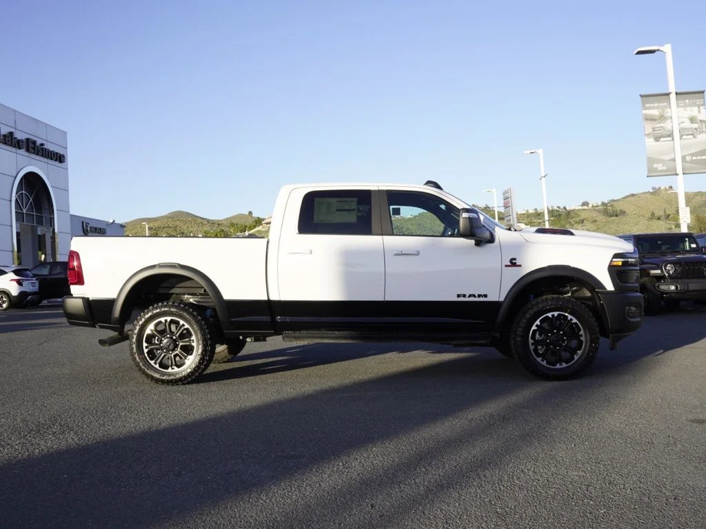 New 2026 Bright White Clear-Coat Exterior Paint RAM Rebel image 2