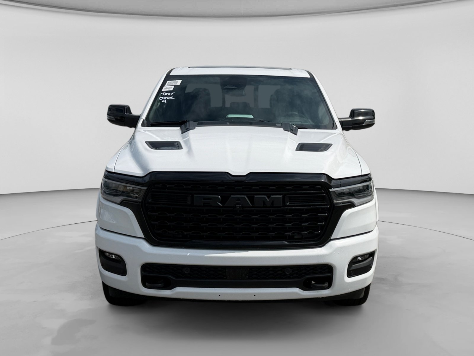 New 2026 Bright White Clear-Coat Exterior Paint RAM Limited 4x4 Crew Cab 5