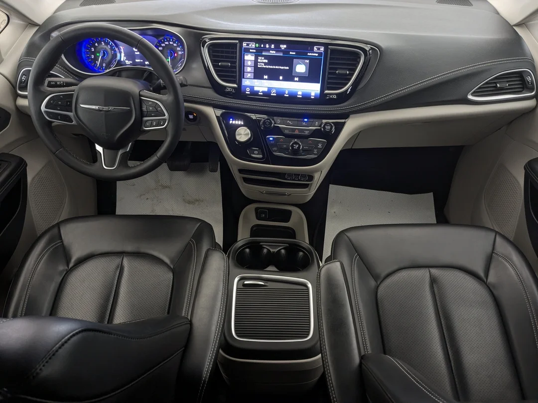 Certified Used 2023 Grey Chrysler Touring L - - AWD - Caprice Leather - Heated Seats & Wheel - Blind Spot & More! image 24