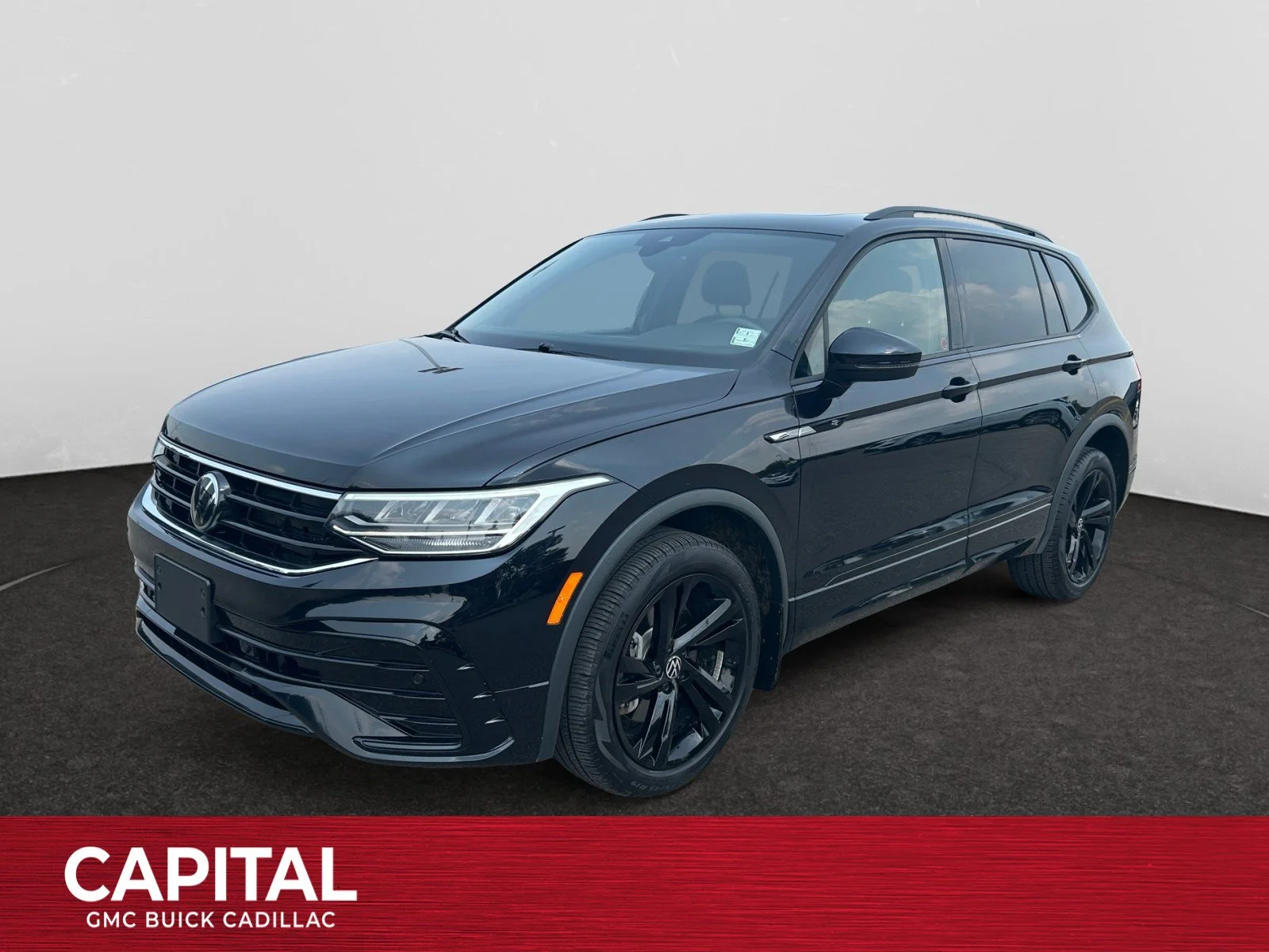 Used 2024 Black Volkswagen Comfortline R-Line Black Edition Leather Sunroof Navigation image 1