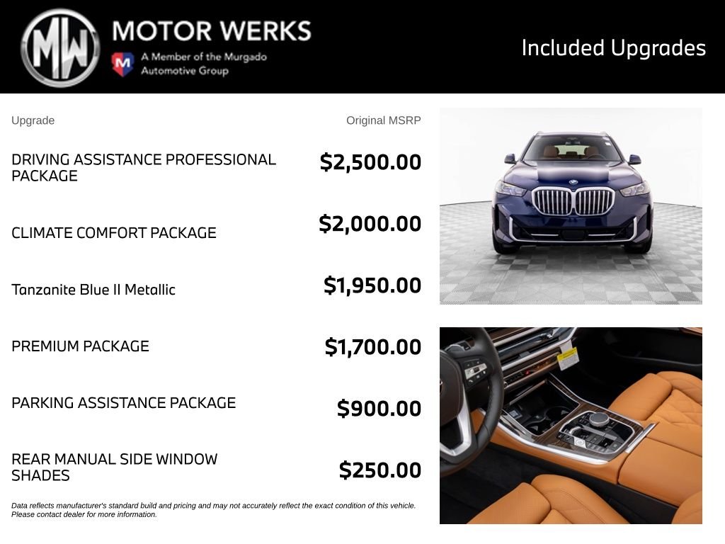 New 2026 Tanzanite Blue II Metallic BMW xDrive40i image 4